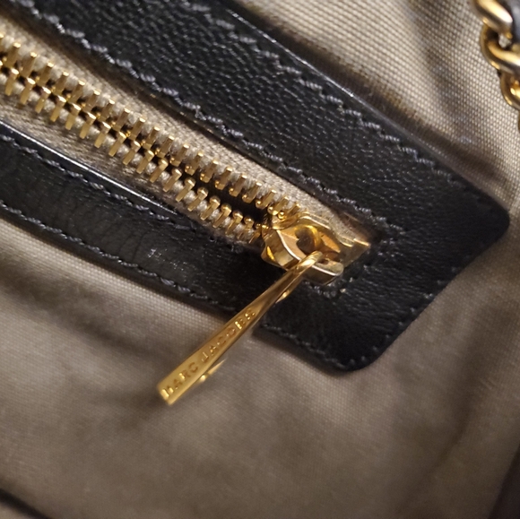 Vintage Marc Jacobs Black Leather Quilted Handbag - Picture 11 of 14